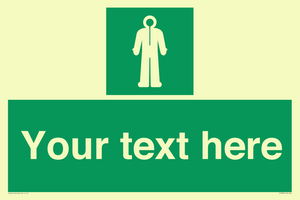 Custom sign safe condition Survival clothing